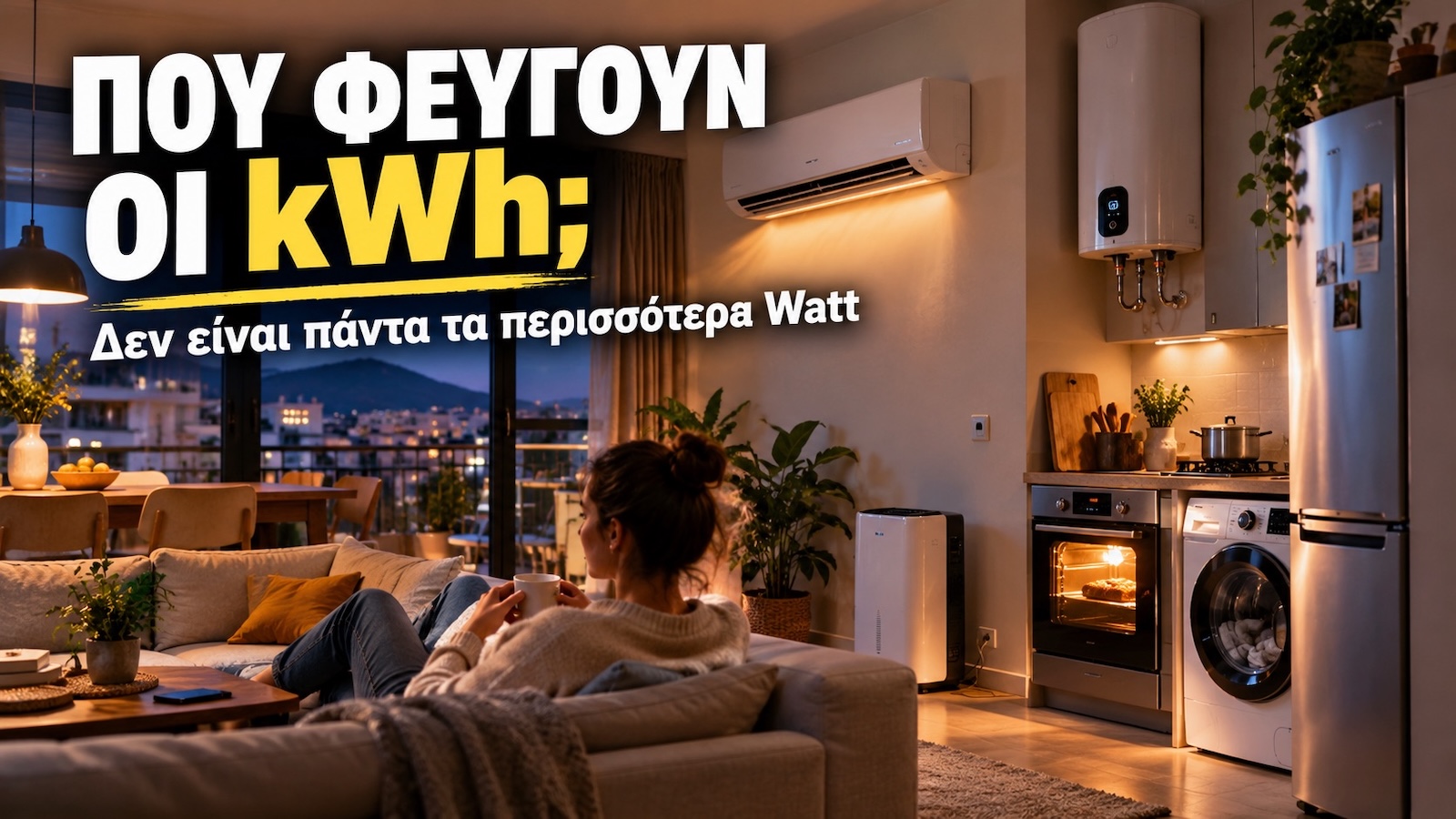 Δεν είναι πάντα τα περισσότερα Watt που φουσκώνουν τον λογαριασμό. Οι ώρες χρήσης είναι αυτές που πολλαπλασιάζουν το κόστος.